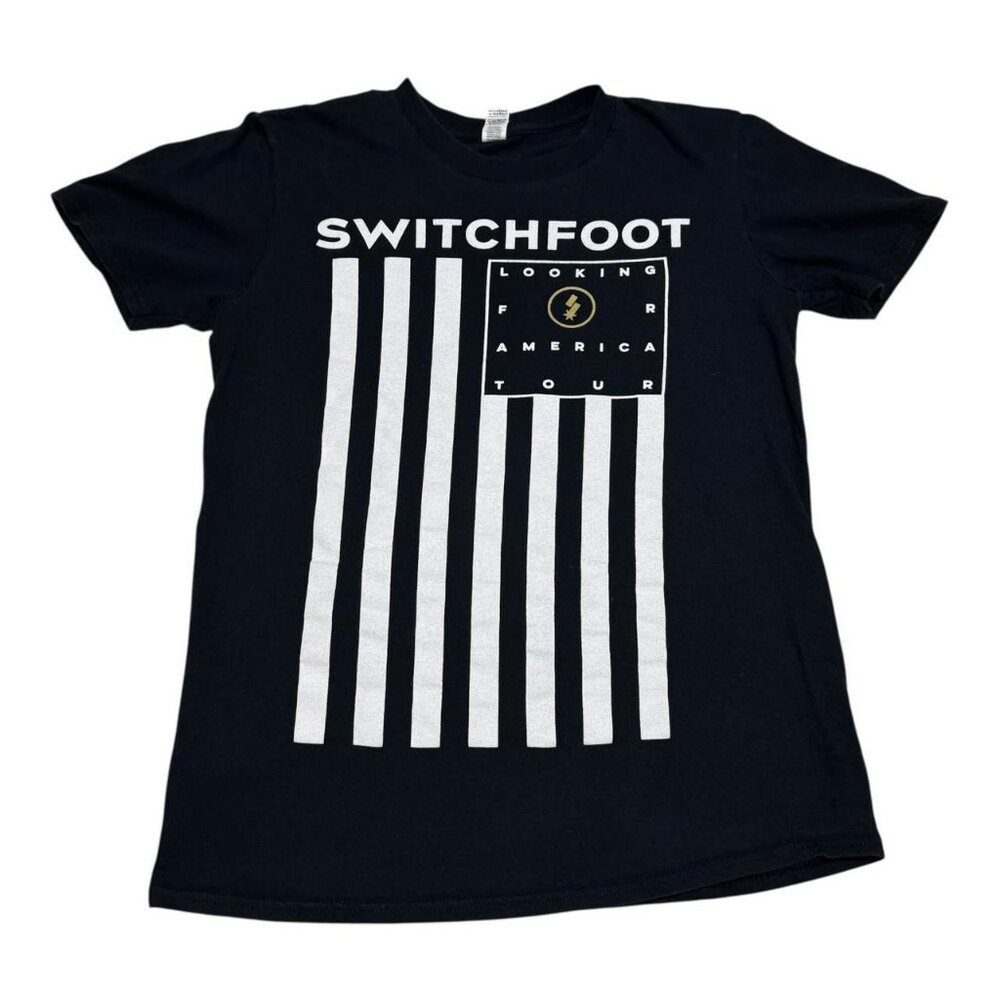 Anvil 2016 Switchfoot Looking for America Black Tour Shirt Adult Medium
